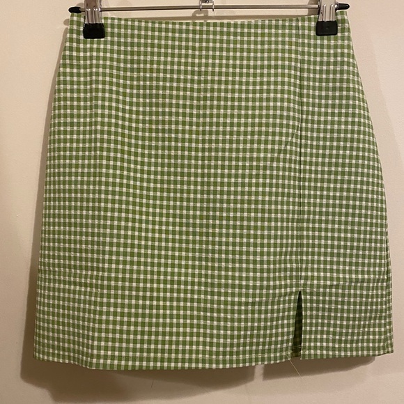 Verge Girl Dresses & Skirts - Green gingham mini skirt